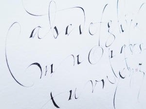 Kurs i kalligrafi med Christopher Haanes.